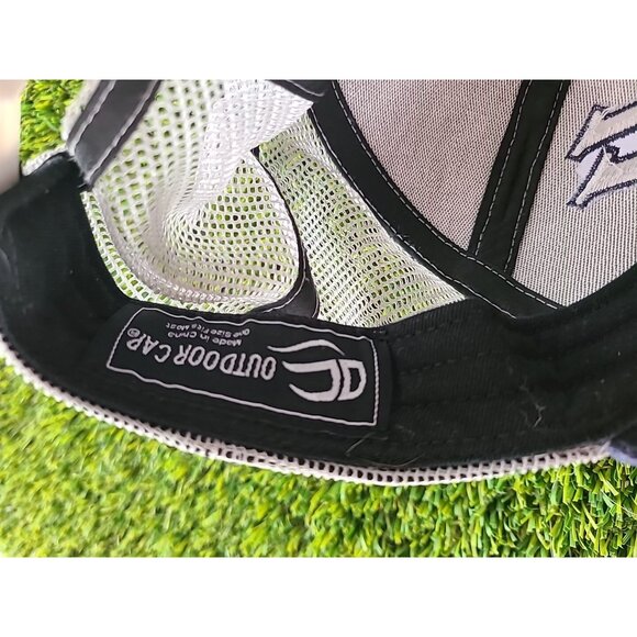 VORTEX Optics Embroidered Logo Gray & Navy Mesh Snapback Cap Hat - Picture 6 of 16